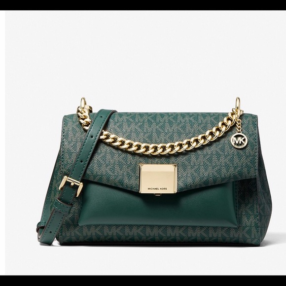 MICHAEL Michael Kors Handbags - MICHAEL KORS NWT
Medium Two-Tone Logo Crossbody Bag